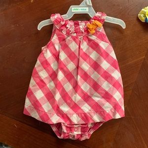 6 month dress onesie.